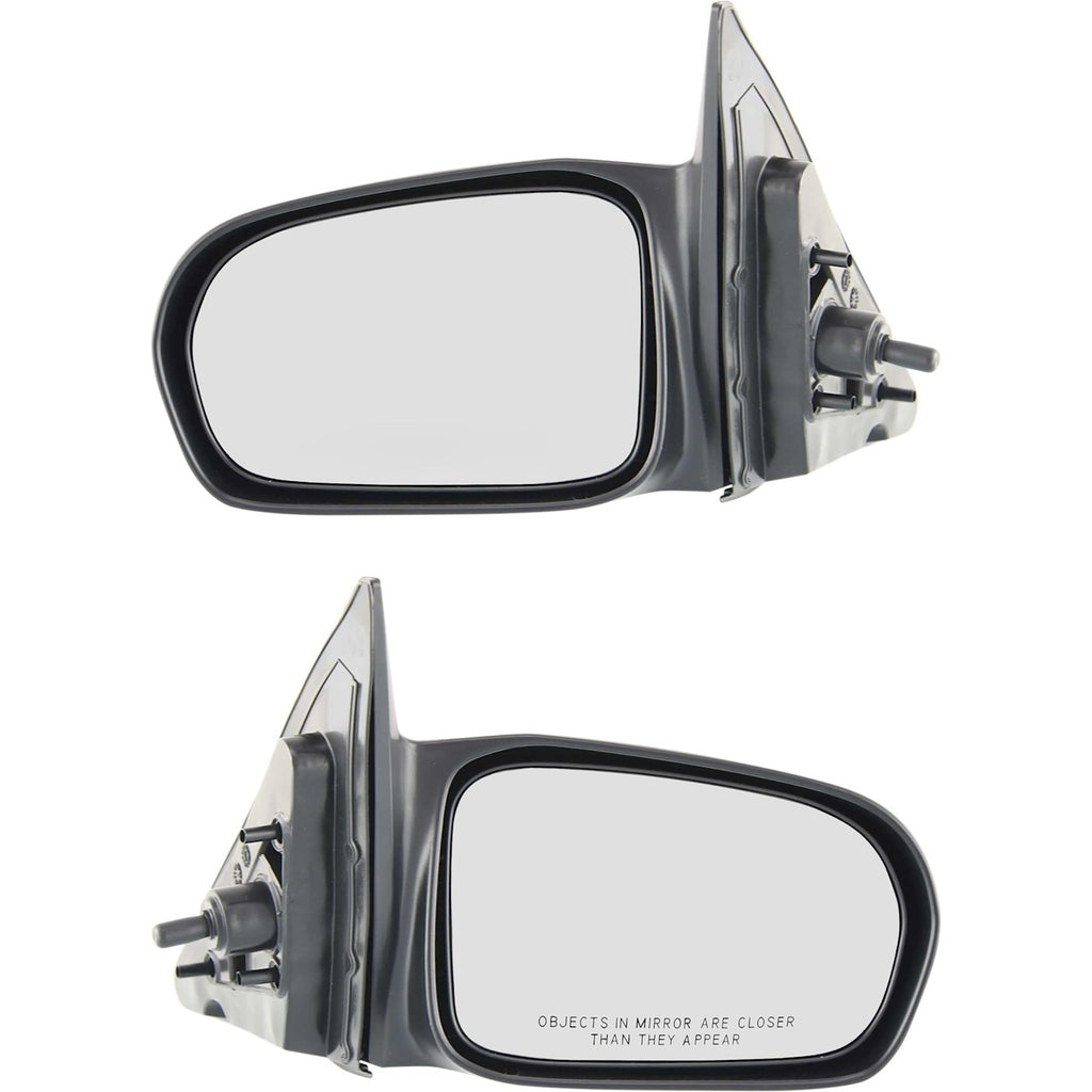 Set of 2 Manual Remote Mirrors for Honda Civic Sedan (2001–2005)