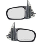 Set of 2 Manual Remote Mirrors for Honda Civic Sedan (2001–2005)