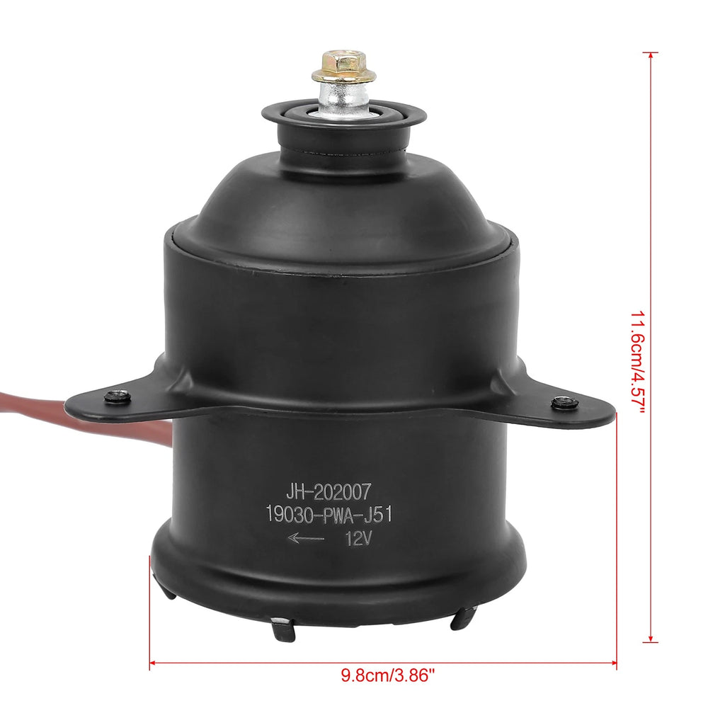 Replacement Radiator Cooling Fan Motor 19030-PWA-J51 for Honda Fit II (2002–2008)