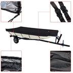 210D Waterproof Boat Cover for Jon Boat (Beam Width Up to 75")
