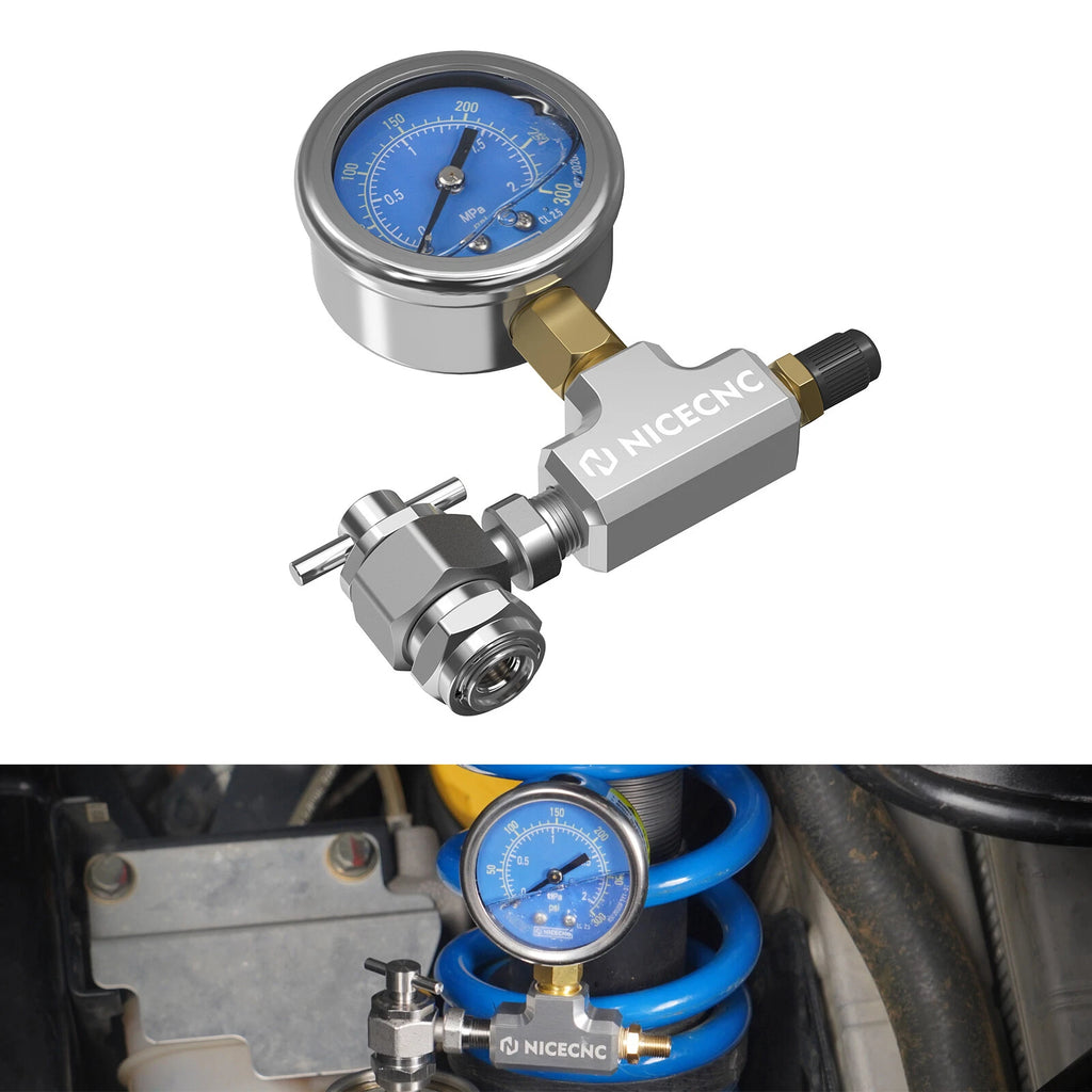 2" Pressure Gauge 300PSI for Schrader Valve Shocks (Fits )