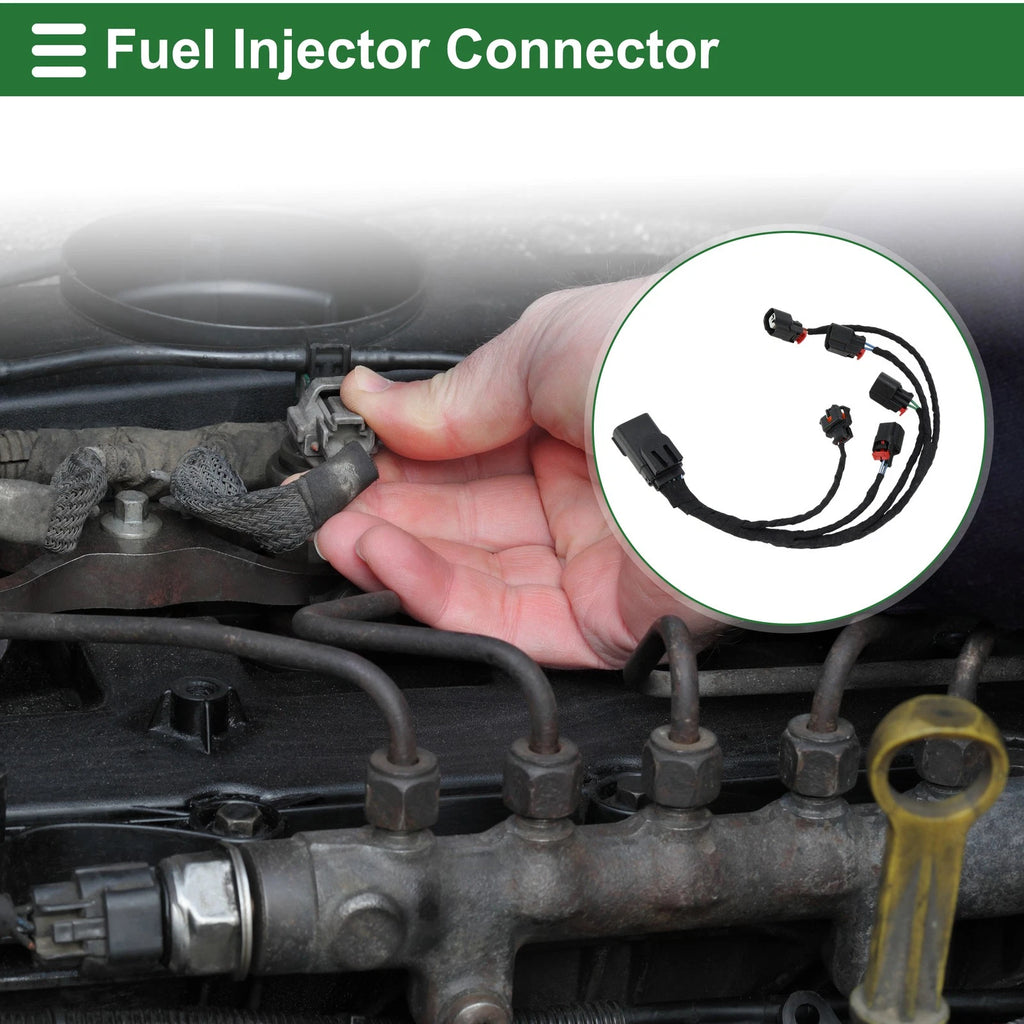 Fuel Injector Connector Wiring Harness for Cadillac Escalade ESV (2002–2006)