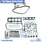 Timing Belt Kit with Water Pump and Head Gasket Bolts for Honda Civic (2001–2005)