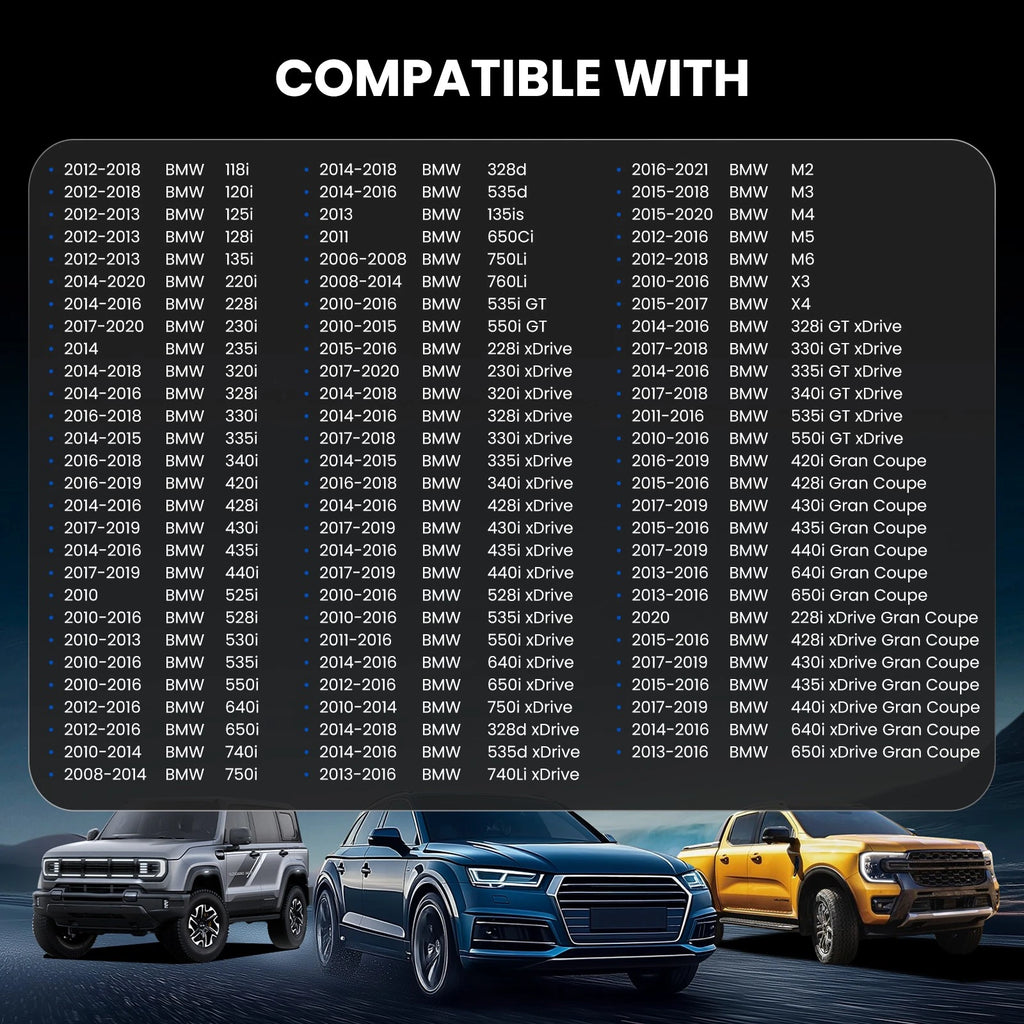 2X 12mm Wheel Spacers for BMW 220i (2014–2020)