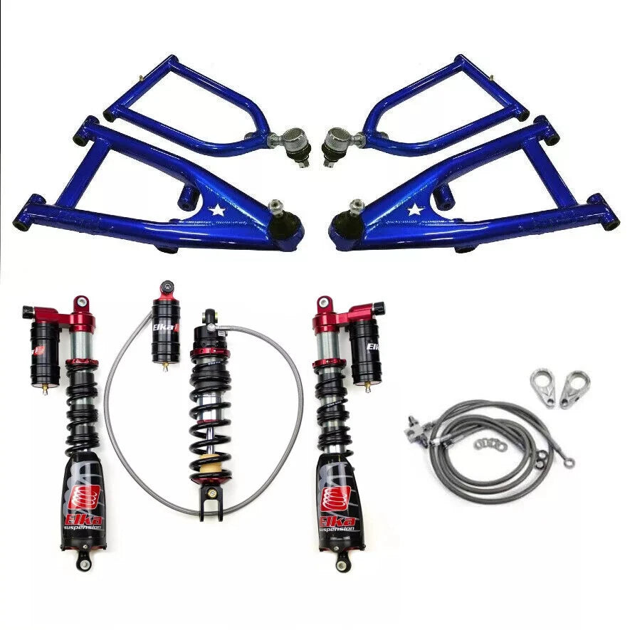 Set of 2 Lonestar DC Pro Long Travel +2 Arms & Elka Shocks for Banshee