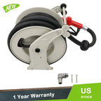 Fuel Hose Reel with Nozzle for Vehicle (1" x 50FT, 300 PSI)