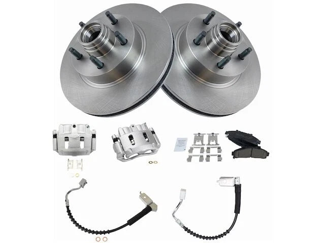 Front Brake Pad Rotor Caliper Set for Mazda B2500 (1999) CY732HD