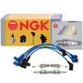 NGK 4 Laser Iridium Spark Plugs & Wires Kit for Mazda RX-8 (2004–2011)