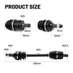 2 Pack Rear CV Axle for Honda Rancher 420 TRX420FA (2020–2024)