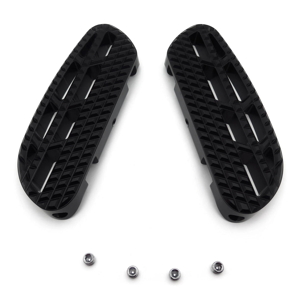 Black Dominator Passenger Footboard Knob for Harley Touring (1993–2019)