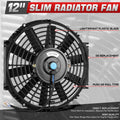 12" Slim Electric Radiator Fan Relay Kit for Universal Applications (2010–2023)