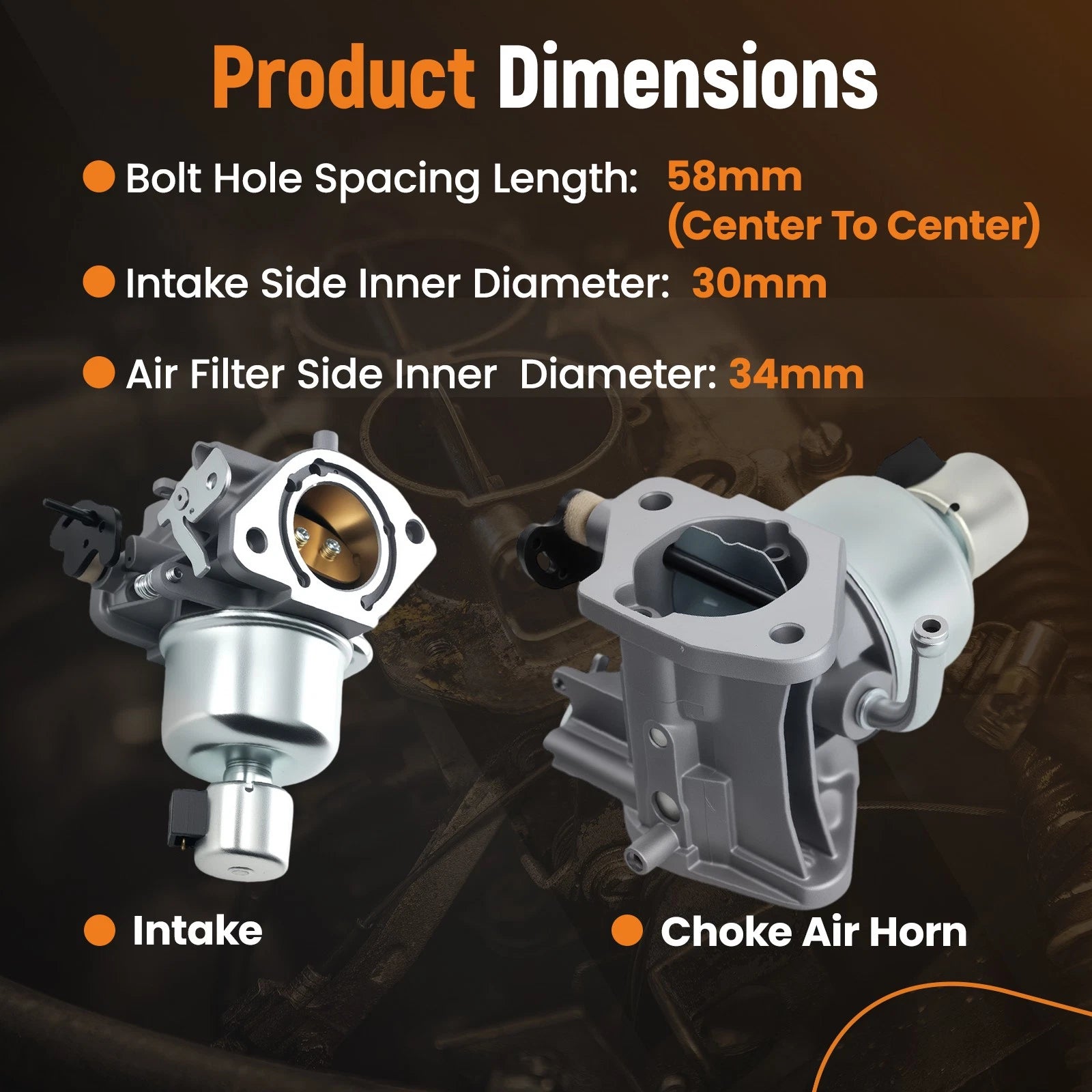 Carburetor Kit & Gaskets for Kohler 7000 Series Engines (22HP–26HP)