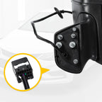 3Pin Left Side Door Mirror Black for Chevy Cruze (2016–2019) Sedan/Hatchback