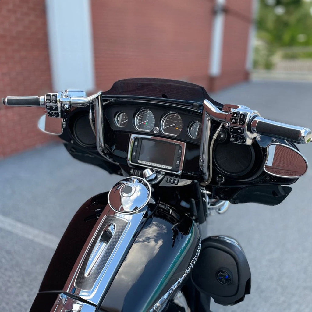 14" Chrome Ape Hanger Handlebar for Harley Street Electra Glide (1982–2022)