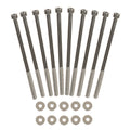 10Pcs Steel Intake Manifold Bolts for Camaro (LSX LS1 LS2 LS3 LS6)