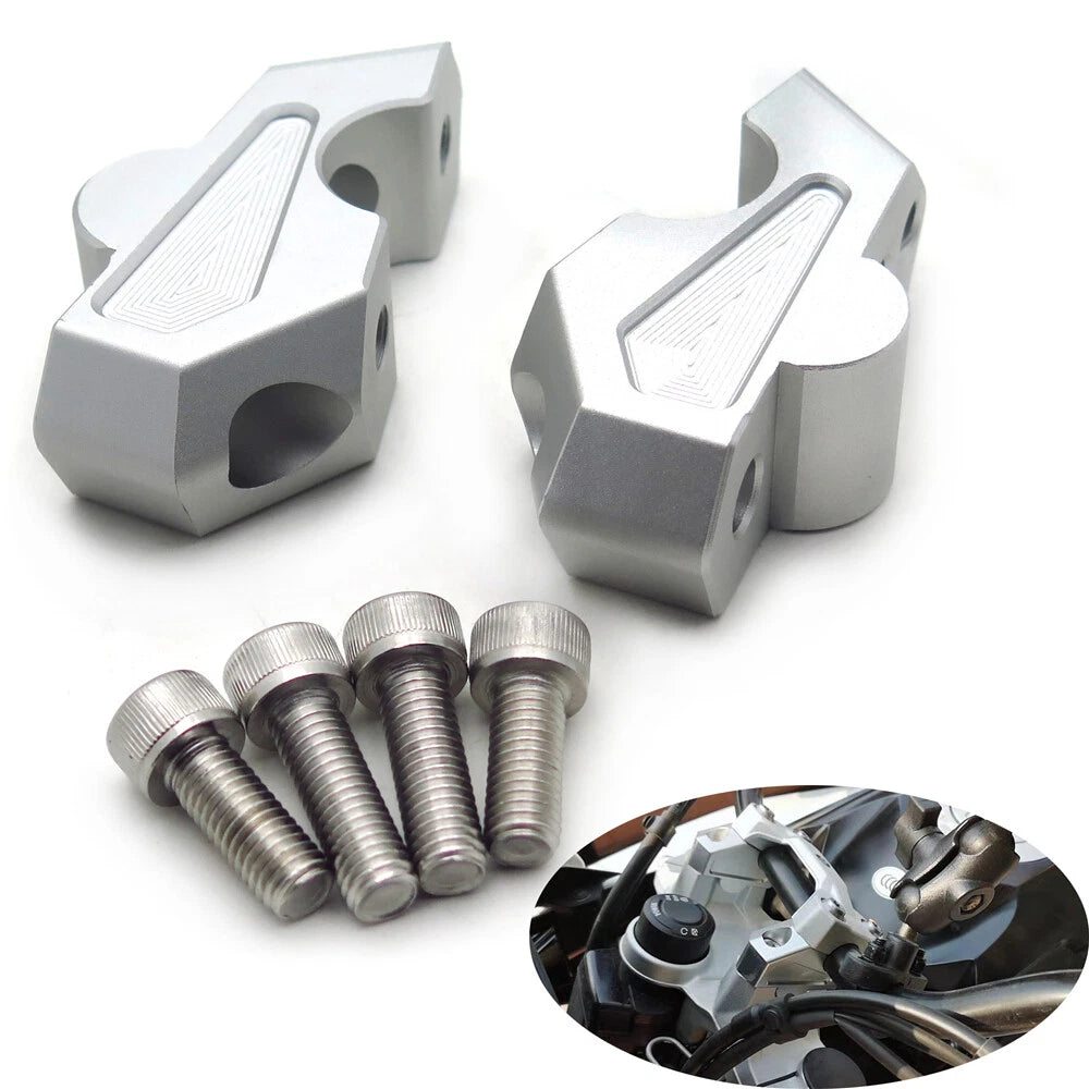 CNC Handlebar Riser Clamp Adapter for BMW F750GS F750 (2018–2019)