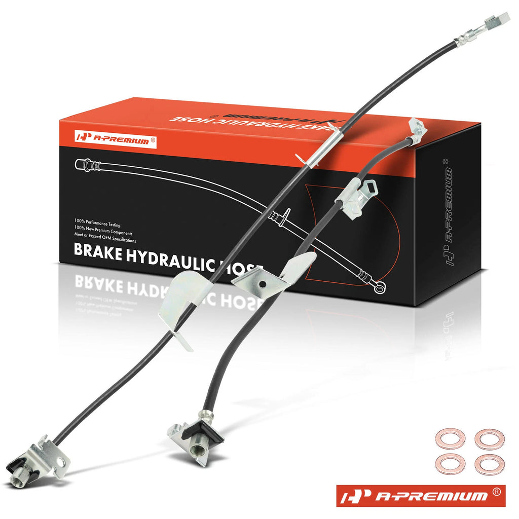 2X Front Brake Hydraulic Hose for Chevy Express 2500 3500 (2003â2018)