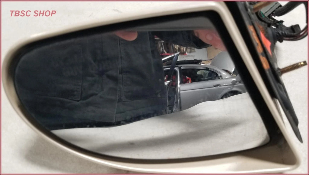 Mirror Assembly for Lincoln Mark VIII (1993–1996) Passenger Side White Opal