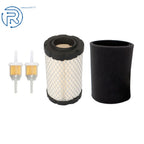 Air Filter & Fuel Filter for Briggs & Stratton Intek 15.5hp-19.5hp (590825, 796031)