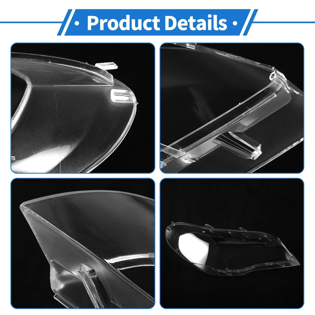 1 Pcs Front Left Headlight Lens Cover for BMW X5/E70 (2008-2013)