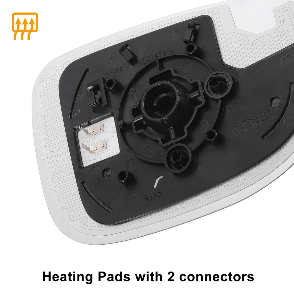 Heated Left Side Mirror Glass w/ Backing Plate for Mazda CX-5, CX-9 (2013–2021)
