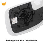 Heated Left Side Mirror Glass w/ Backing Plate for Mazda CX-5, CX-9 (2013–2021)