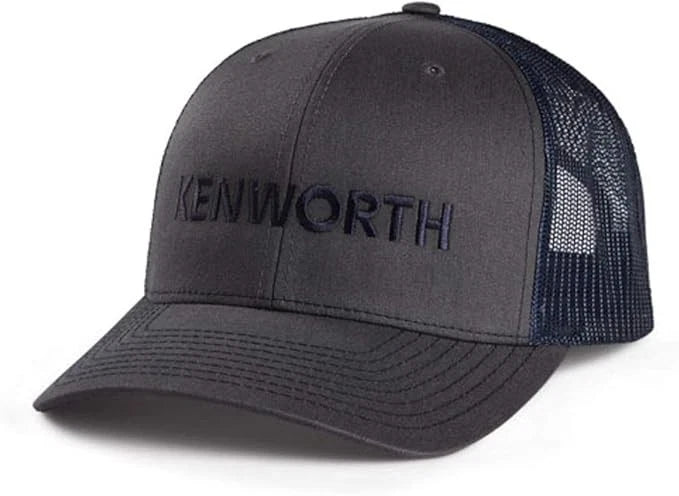 Trucker Hat for Kenworth Trucks (One Size) - Richardson 112 Charcoal/Navy
