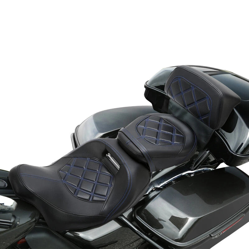 Seat Backrest Pad for Harley Touring Electra Glide (2014–2023)