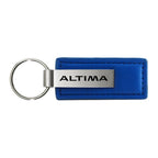 Blue Leather Keychain - Officially Licensed for Nissan Altima