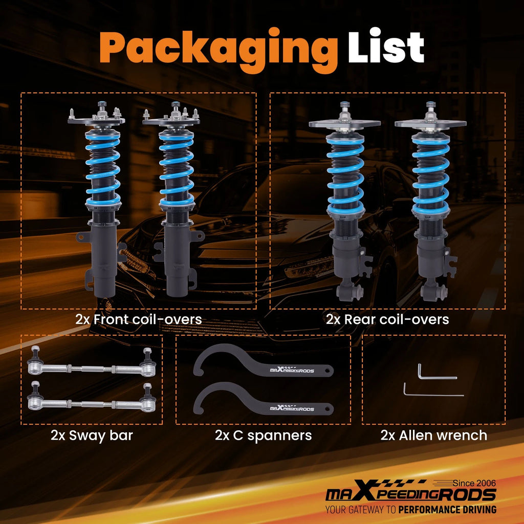 Coilover 24 Level Damper for MINI Cooper R56/R57/R58/R59 (2007-2015)
