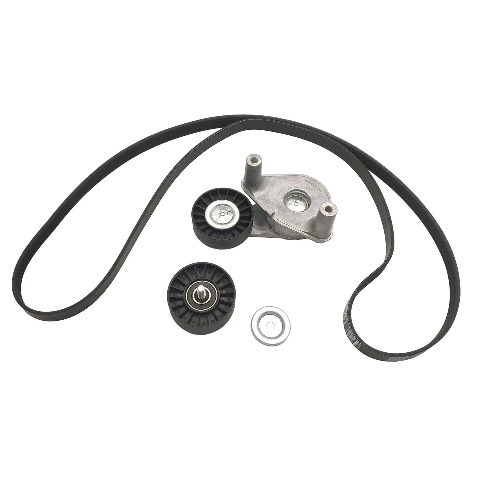 Serpentine Belt Tensioner Pulley Kit for Hyundai Tucson Tiburon Santa Fe Sonata (1999–2009)