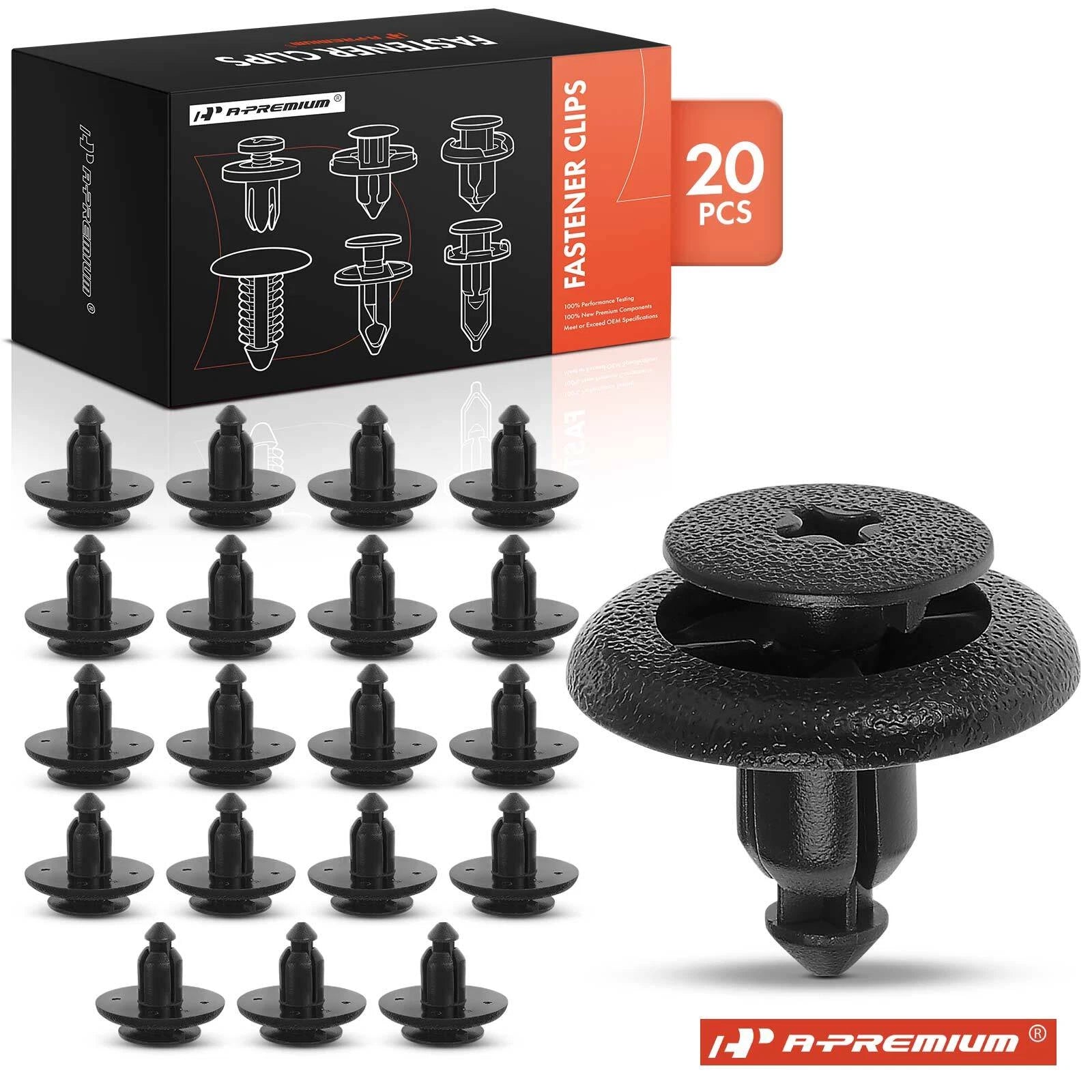 7mm Nylon Door Trim Panel Clips for Toyota RAV4 (1997-On)