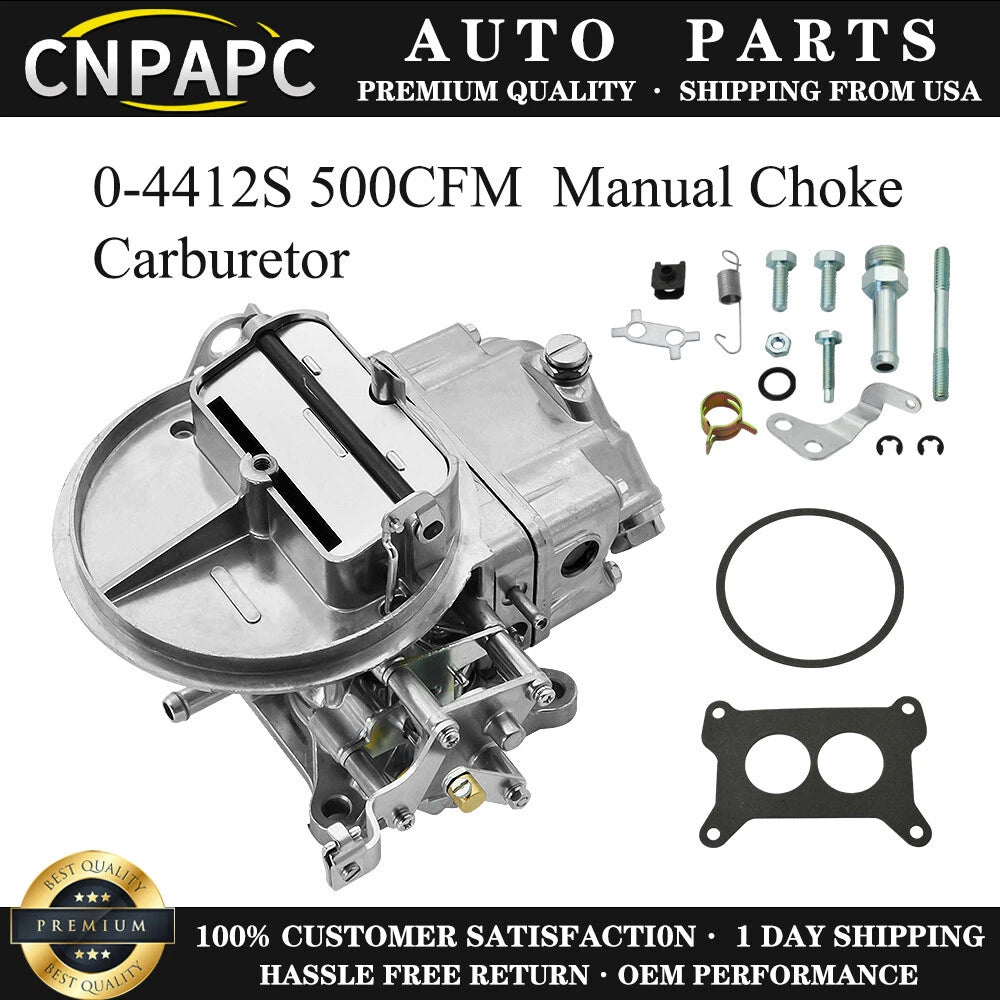 Carburetor 500 CFM 2 Barrel for Jeep CJ5 CJ7 (0-4412S, 2300)