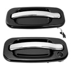Set of 2 Chrome Front Exterior Door Handles for Chevrolet Silverado 1500 (1999–2006)