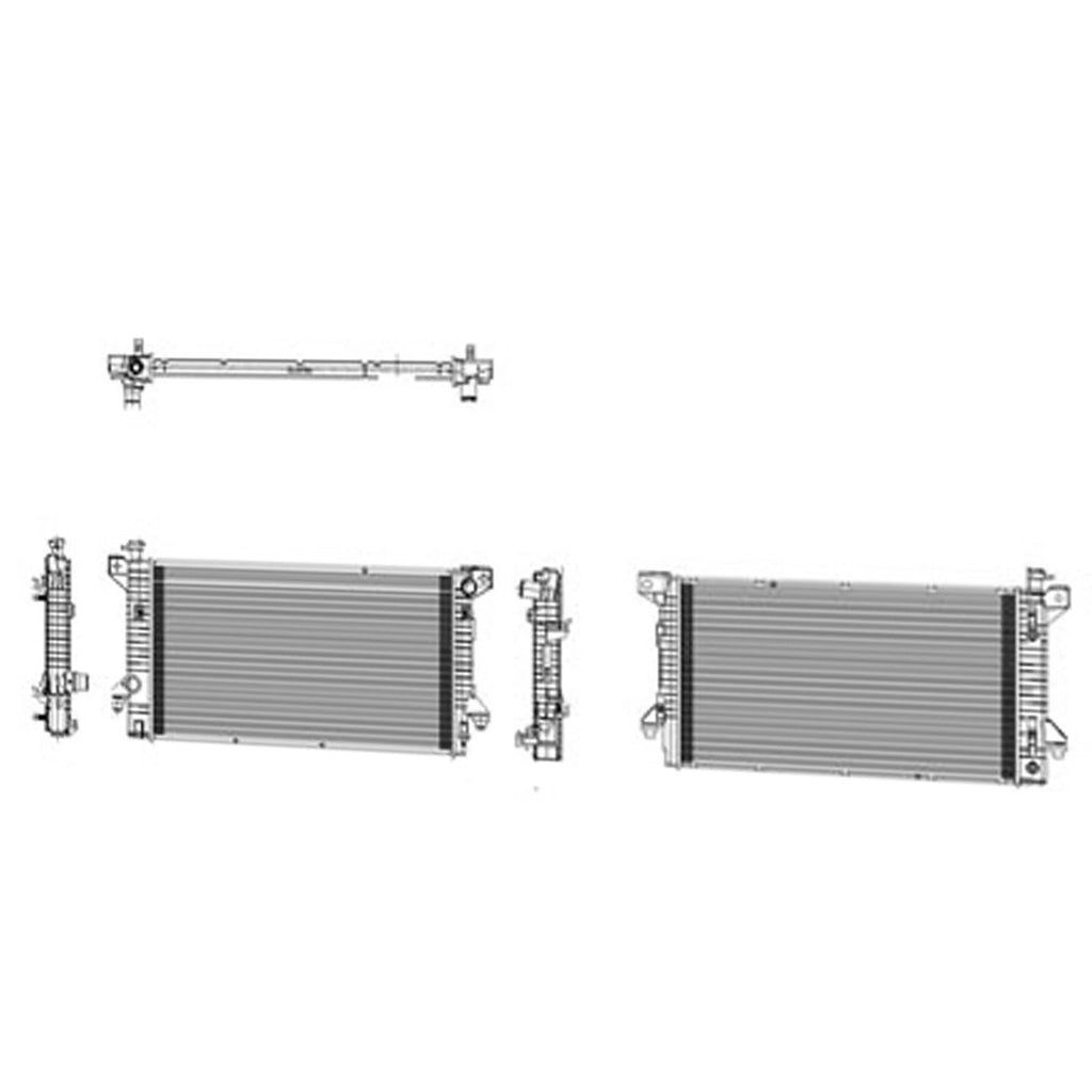 Replacement Radiator for Toyota Hilux (2005–2015)