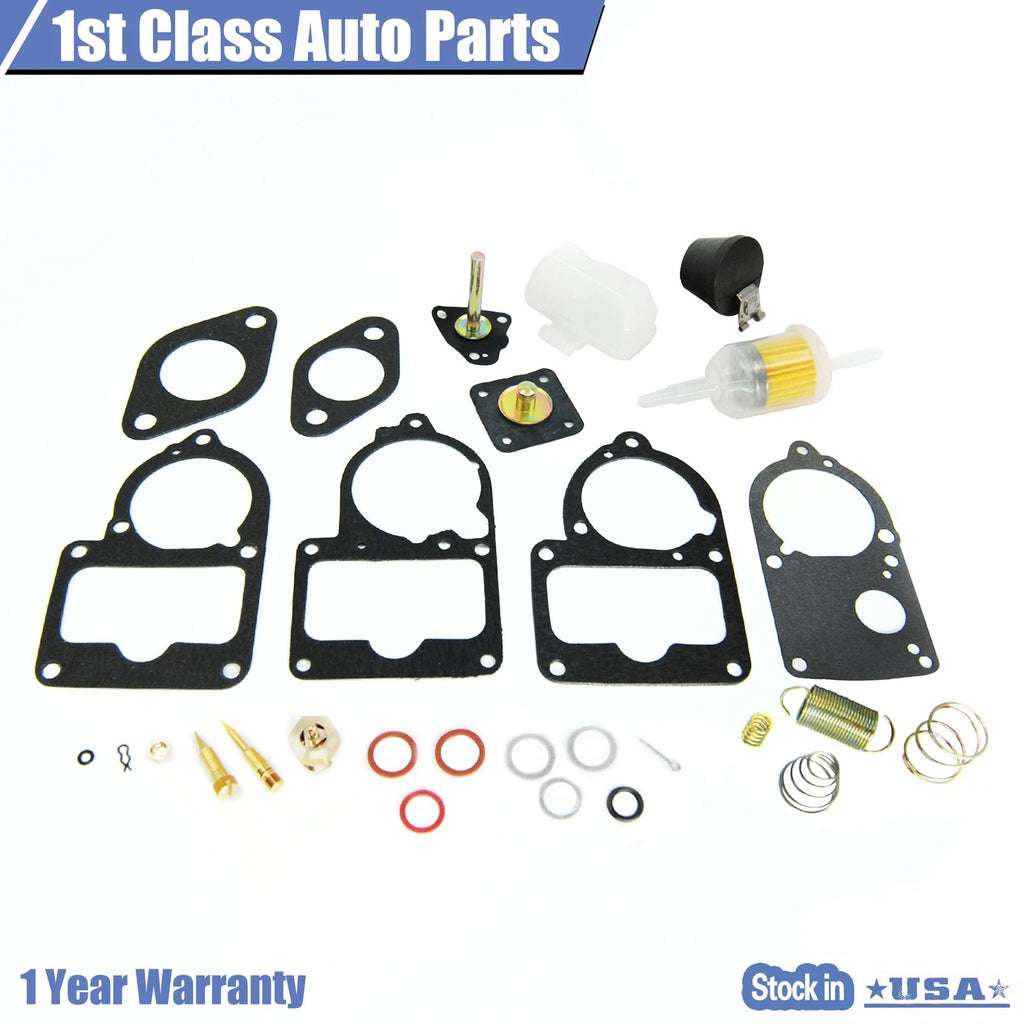 Carburetor Rebuild Kit for VW Bug (1949–1979) 28/30/34 Pict-3 with Floats