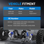 2X Front Lower Control Arms w/ Ball Joints for Nissan Rogue (2008–2013)