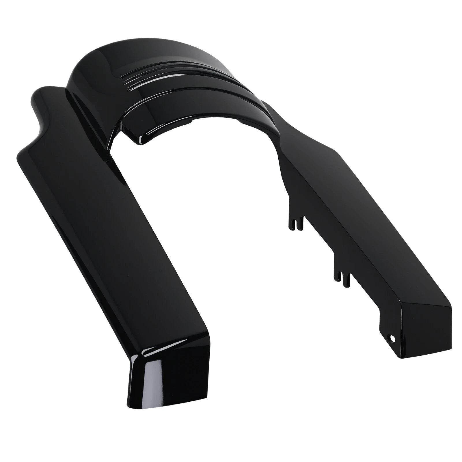 5" Black Rear Fender Extender for Harley Touring (2014–2023) ABS Plastic