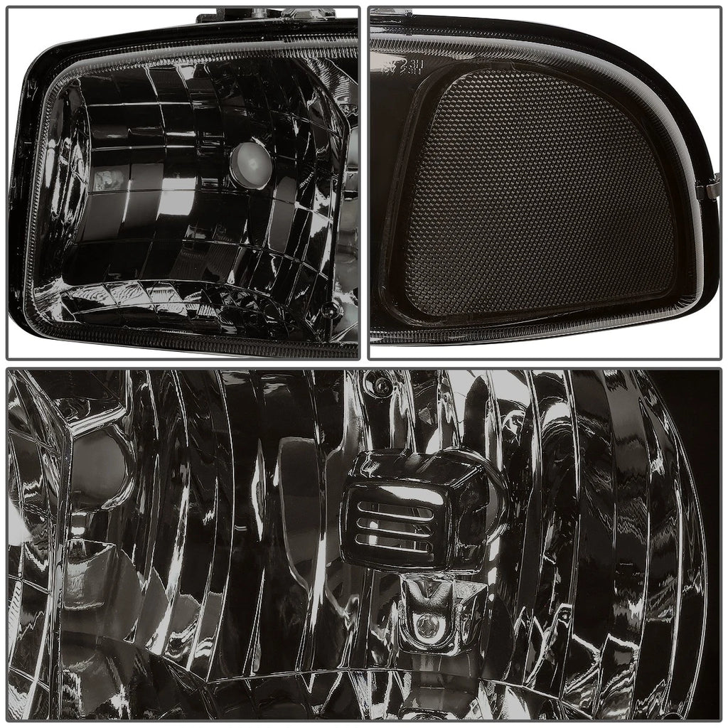 Smoked Corner Headlight Set for GMC Sierra/Yukon (1999–2007)