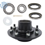 8 on 6.5" Bolt Trailer Hub Kit for 7000 lbs #42 Spindle (7 Pieces)