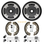 Rear Brake Drums & Shoes for Kawasaki Mule 2510 3000 3010 3020 4000 4010