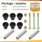 Rear Upper A-Arm Bushing Kit for Polaris Sportsman 400 450 500 570 (2000–2023)
