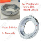 Adapter Ring for Voigtlander Retina DKL Mount Lenses (Focus Infinity)