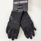 Cambria Textile Leather Riding Gloves for Harley-Davidson (98111-24VW)