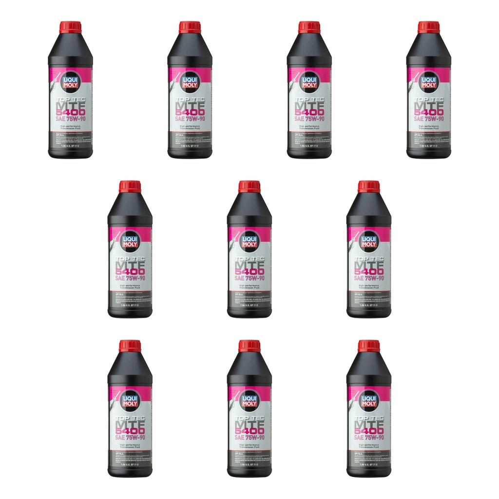 Set of 10 Liqui Moly Top Tec MTF 5400 75W-90 Gear Oil (10L)