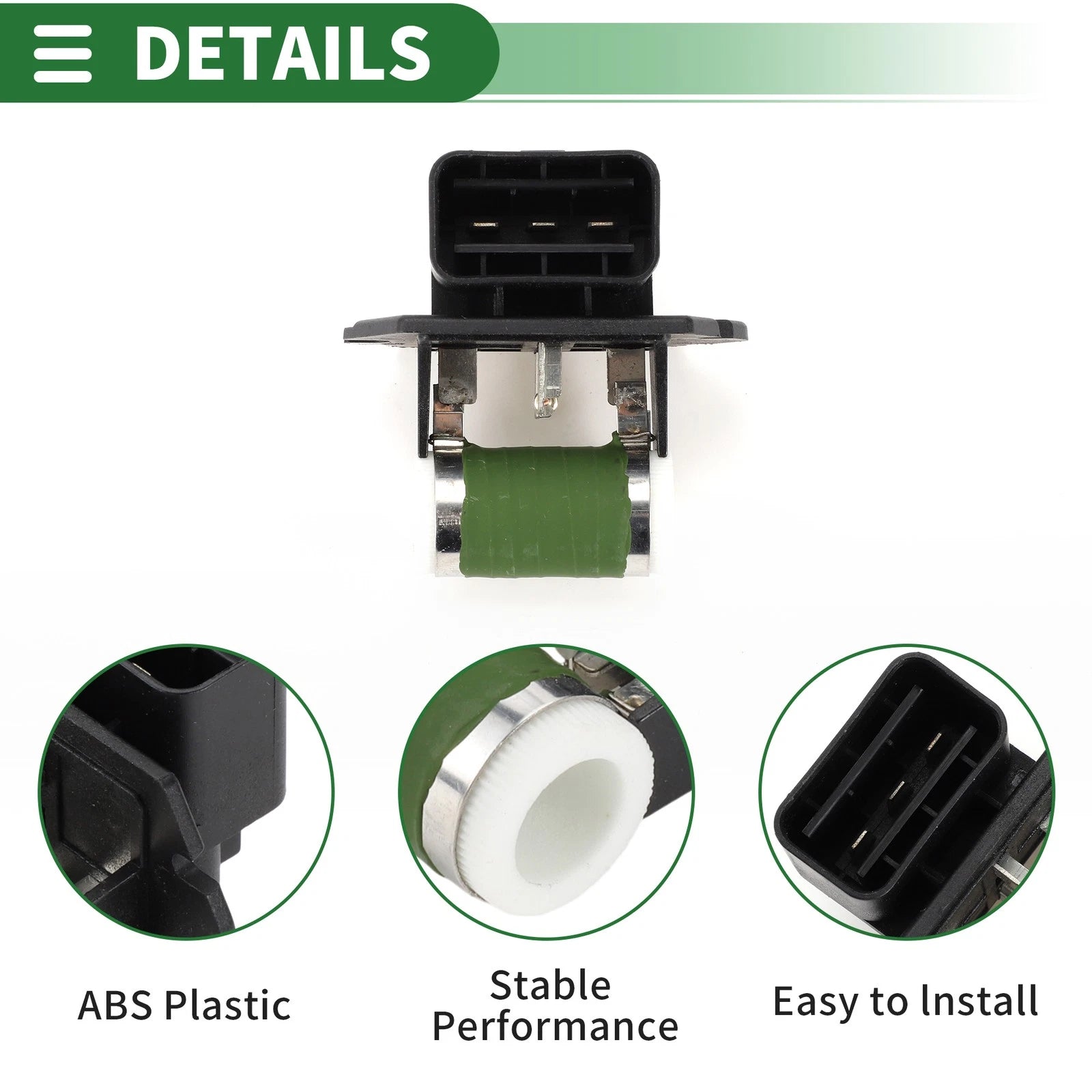 HVAC Blower Motor Resistor No. 25385F2000 for Kia Cerato (2009–2019)