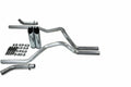 2.5" Dual Exhaust Kit for Ford F150 (2021–2025) - No Muffler, Slash Tips