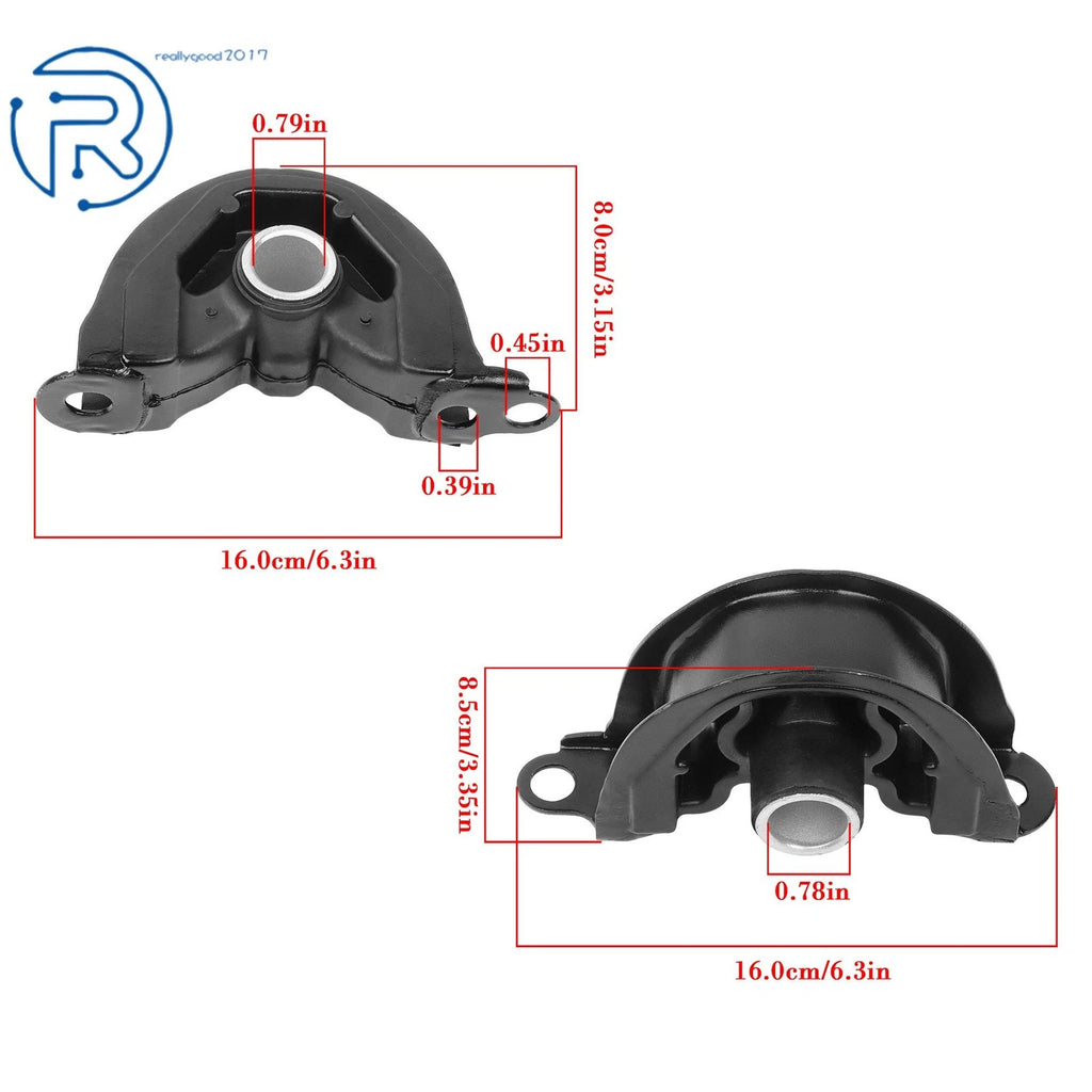 Set of 2 Engine Motor Mounts for Honda Civic & Civic del Sol (1992-2000)