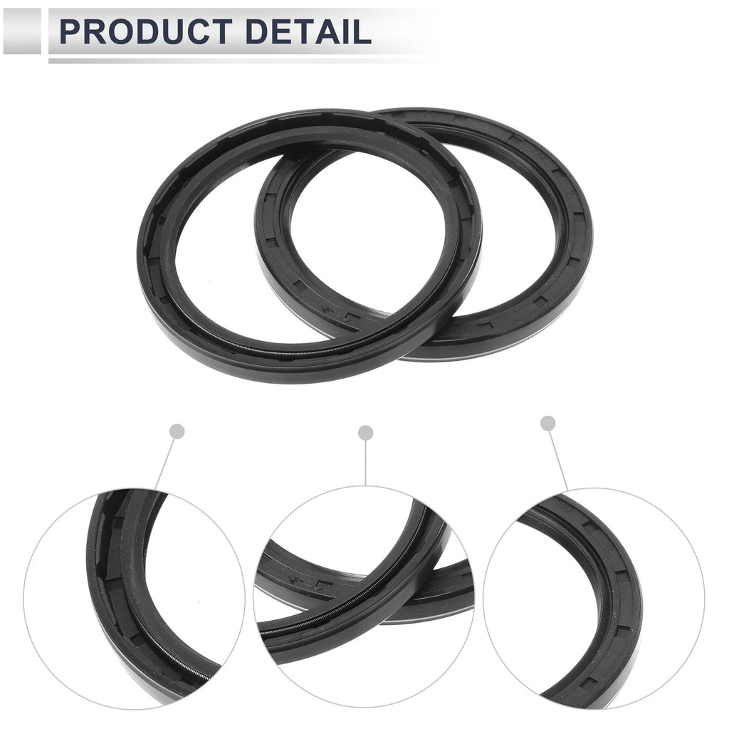 Set of 5 Oil Seal Rotary Shaft Seal Nitrile Rubber 72x90x8mm
