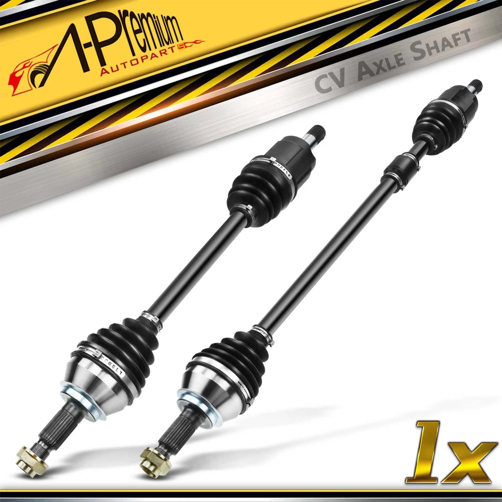 2X Front Side CV Axle Assembly for Honda Fit (2015–2020)